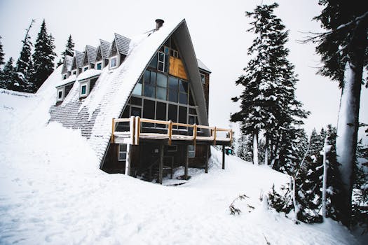 Alpine Moonlight and Snowfall Comfort at Frostfield Lodge