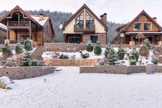 Alpine Snowfall and Fireplace Whispers at Frostlyn House