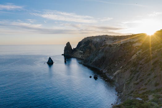 Cliffside Sunrise and Blue Horizon at Stormlyn Hotel
